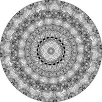 abstrakt mandala mönster. konst på de vägg. färg bok spets mönster de tatuering. design för en tapet måla skjorta och bricka klistermärke design, dekorativ cirkel prydnad i etnisk orientalisk stil vektor