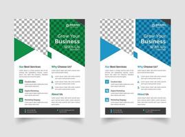 kreative Business Flyer Vorlage Design vektor