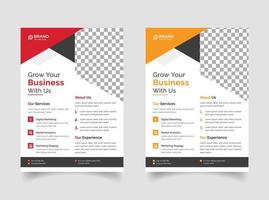 professionelles Business Flyer Template Design vektor