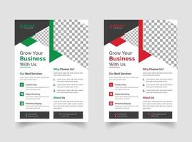 kreative Business Flyer Vorlage Design vektor