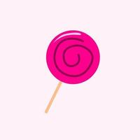 Süßigkeiten Illustration im eben Stil. Illustration zum Logos und Marken vektor