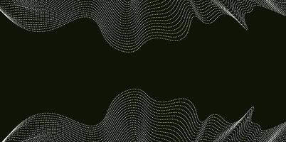 vit svartvit effekt digital ljud Vinka utjämnare, teknologi och jordbävning Vinka begrepp, gyllene lyx design för musik industri. vektor illustration