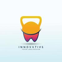 dental vektor logotyp design aning.