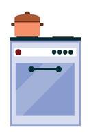 Illustration von elektrisch Ofen Design Symbol isoliert auf Weiß Hintergrund. Vektor Design.