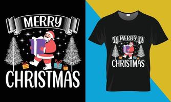 Weihnachten T-Shirt Design, fröhlich Weihnachten vektor