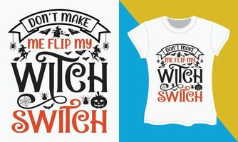 halloween typografi t-shirt design vektor