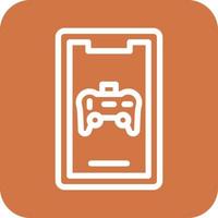 mobil spel ikon vektor design