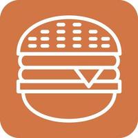 burger ikon vektor design