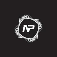 np pn Brief Logo Design Vektor Vorlage