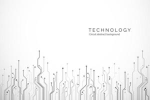 Schaltkreis Tafel Technologie Hintergrund. Hardware- Kommunikation Konzept. Wissenschaft und Technologie Design. Vektor Illustration