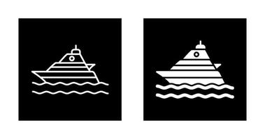 Yacht-Vektor-Symbol vektor