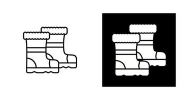 Vektorsymbol für Regenstiefel vektor