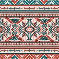 einheimisch Muster amerikanisch Stammes- indisch Ornament Muster geometrisch ethnisch Textil- Textur Stammes- aztekisch Muster navajo Mexikaner Stoff nahtlos Vektor Dekoration Mode