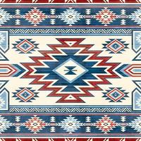 einheimisch Muster amerikanisch Stammes- indisch Ornament Muster geometrisch ethnisch Textil- Textur Stammes- aztekisch Muster navajo Mexikaner Stoff nahtlos Vektor Dekoration Mode