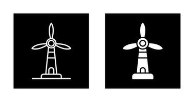 Symbol für Windmühlenvektor vektor