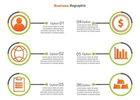 affärsmall infograpic. vektor infographic. perfekt för marknadsföring, marknadsföring, presentationsdesignelement