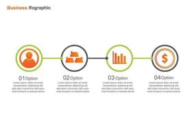 Business Infograpic Design-Vorlage. Vektor-Infografik. Perfekt für Marketing, Werbung und Präsentationsdesign vektor