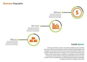 affärsmall infograpic. vektor infographic. perfekt för marknadsföring, marknadsföring, presentationsdesignelement