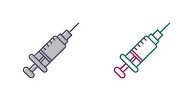 Injektionsvektorsymbol vektor