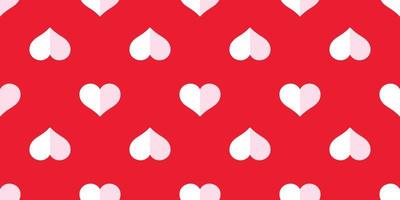Herz nahtlos Muster Vektor Valentinstag isoliert Hintergrund Hintergrund Gekritzel Karikatur