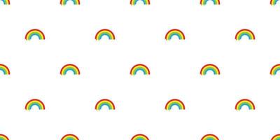 Regenbogen nahtlos Muster Vektor isoliert Himmel Symbol Hintergrund Hintergrund