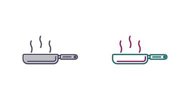 Vektorsymbol für Bratpfanne vektor