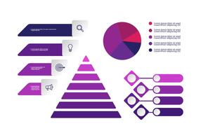 Ultravioletter Infographic-Element-Vektor vektor