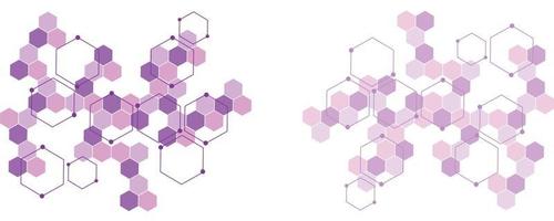 geometrisch abstrakt Hintergrund mit einfach sechseckig Elemente. kreativ Idee zum Technologie, Medizin, Wissenschaft, Industrie. Vektor Illustration.