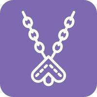 Halskette Symbol Vektor Design