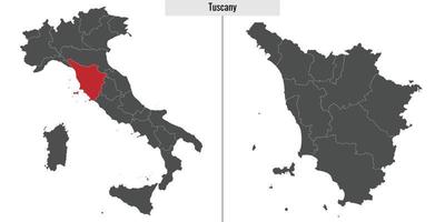 Karte Provinz von Italien vektor