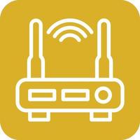 W-lan Router Symbol Vektor Design