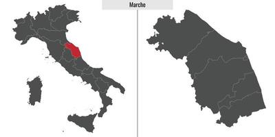 Karte Provinz von Italien vektor