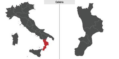 Karte Provinz von Italien vektor