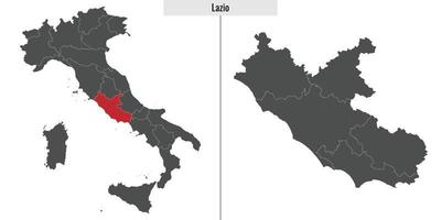 Karta provins av Italien vektor
