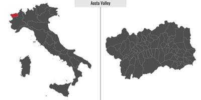 Karte Provinz von Italien vektor