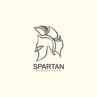 spartansk logotyp design för slogan motivering vektor
