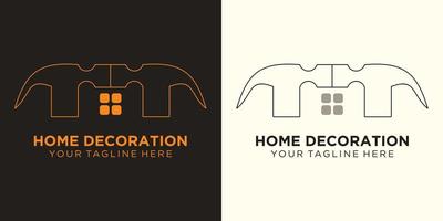 echt Nachlass Logo Design mit einzigartig und Neu Konzept Eigentum und Zuhause vektor