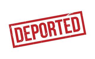 deporterad sudd stämpel täta vektor