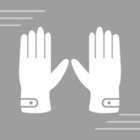 läder handskar vektor ikon