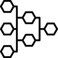 Liniensymbol zum Hobeln vektor