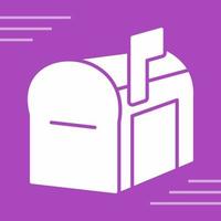 Mailbox-Vektorsymbol vektor