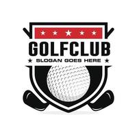 Golf-Logo-Design-Vektor-Illustration vektor