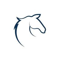 häst logotyp mall vektor illustration design