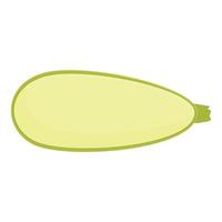 halv squash ikon tecknad serie vektor. vegetabiliska zucchini vektor