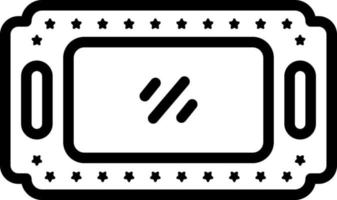 Zeilensymbol für die Taskleiste vektor