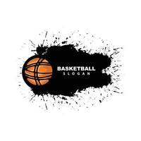 Sport Logo, Basketball Logo Vektor, einfach minimalistisch Design, Symbol, Symbol, Illustration vektor