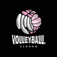 volleyboll logotyp, sport enkel design, värld sporter turnering vektor, illustration symbol ikon vektor