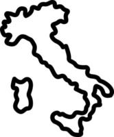 Linie Symbol zum Italien vektor