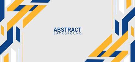 abstrakt modern Blau Gelb geometrisch Banner Linie Formen Streifen Design Hintergrund Hintergrund vektor