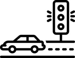 Liniensymbol für Quer vektor